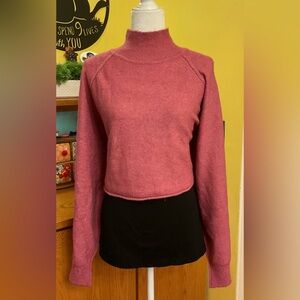 Arizona Cropped Pink Sweater